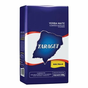  Argentina production mate tea tea leaf ta rug i blue pack ( tea leaf * stem less ) 500g TARAGUI Yerba Mate Elaborada Despalada Sin Palo