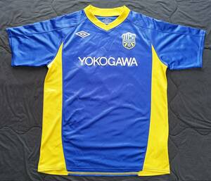 選手実着品！YOKOGAWA FOOTBALL CLUB 横河武蔵野フットボールクラブ No.54 1stユニフォーム(XO相当)UMBRO 日本製