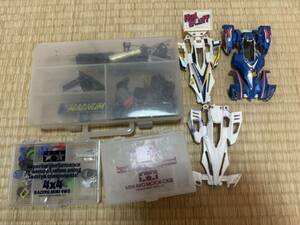  Mini 4WD Tamiya TAMIYA body that time thing Showa Retro Heisei era retro Vintage Vintage together parts motor Junk tire 