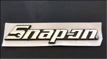 新品★スナップオン（Snap-on）★シルバーエンブレム/１１．７ｃｍ★_画像2