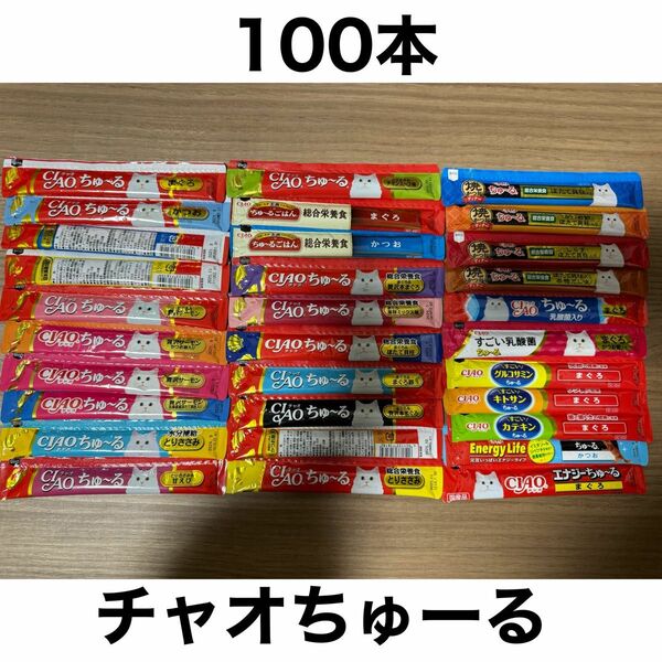 国産 いなば CIAO チャオちゅーる 31種合計100本 ちゅ〜る 猫用