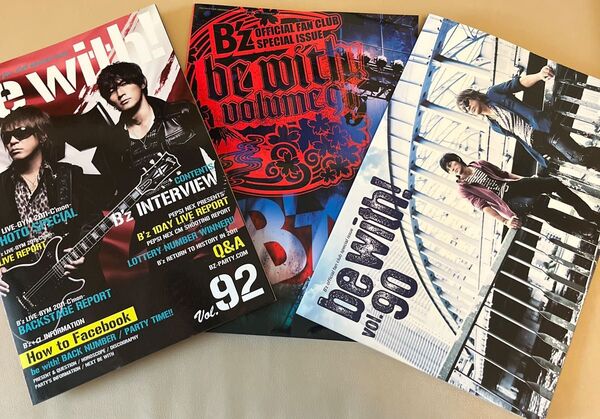 B'z 会報誌　vol.90 91 92