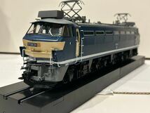 アオシマ トレインミュージアム　EF66 貨物更新機　54号機　プラモデル　完成品　ジャンク鉄道模型 1/45 展示台付き　送料無料！HO _画像1