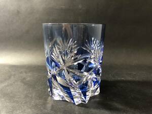 カガミクリスタル　被せガラス　グラス　コップ　カットガラス　ガラス雑貨　ガラスコップ