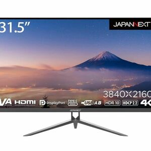 【新品】JAPANNEXT JN-V315UHDR-C65W 31.5型液晶