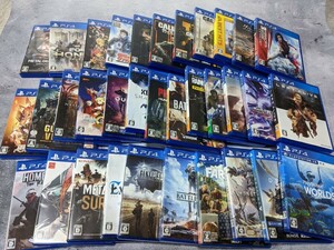 ★送料無料★ ジャンク PS4ソフト ３４本セット まとめて 大量 ダブり無し コールオブデューティ デスストランディング ゲームソフト