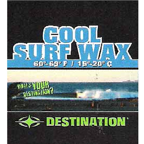 ディスティネーション (DESTINATION) サーフィンワックス WAX/クール サーフィンウェットスーツボードケースハードケースニットケースソ