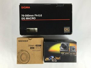 【ジャンク品】 カメラ レンズ セット 検索： 一眼レフ ELP USBカメラ NEEWER MULTICOATED 35mm F1.7 SIGMA DG wa◇105