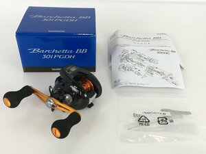 シマノ SHIMANO 17バルケッタ Barchetta BB 301PGDH ベイトリール リール 釣り 中古 T4224 wa◇120