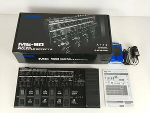 【美品】BOSS ME-90 GUITAR MULTIPLE EFFECTS +PSA-100S アダプター セット 中古 ボス マルチエフェクター G2454 wa◇94