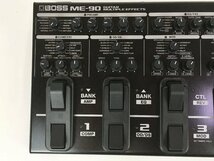 【美品】BOSS ME-90 GUITAR MULTIPLE EFFECTS +PSA-100S アダプター セット 中古 ボス マルチエフェクター G2454 wa◇94_画像2