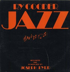 LP Ry Cooder Jazz - Warner Bros. Records P-10519W