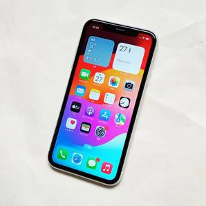 美品 iPhone XR 64GB SIMフリー バッテリー容量 83％ 格安SIM使用可能 SIMロック解除済み 10R 顔認証対応モデル　ホワイト