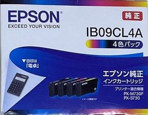 エプソン 純正インク 4色セット IB09CL4A　PX-M730F　EPSON　電卓