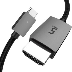 【送料無料】USB TypeC HDMI変換ケーブル【4K UHD映像出力】1.8M uniAccessories タイプC HDMI変換アダプタ iPhone15 Pro/MaxMacBook Pro等