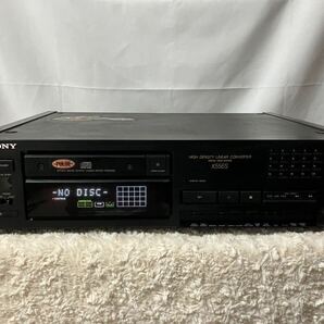 【動作品】SONY CDP-X55ES ソニー CDプレーヤー ハイデンシティ リニアコンバーターシステム オーディオ機器 音響機器 の画像1