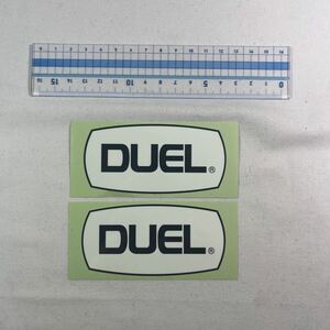 DUEL ステッカー シール 2枚セット【新品未使用品】N7758