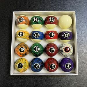  top class series one next material use unusual marble color billiards ball white base RED⑧