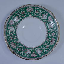 VTG クラウンスタッフォードシャー エルズミーア ティーカップ＆ソーサー (グリーン) ヴィンテージ 希少 CROWN STAFFORDSHIRE ELLESMERE_画像5