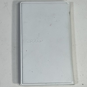 SHARP シャープ 手帳 タイプ 電卓 EL-WA10 ホワイト USED 中古 R601の画像1