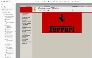  Ferrari F430 Spider (2004-2009) Work shop manual service book 