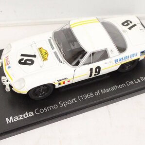 アシェット 国産名車 コレクション Mazda Cosmo Sport (1968 of Marathon De La Route#19) マツダ コスモスポーツ 1/24 ノレブ 00J2447-Bの画像1