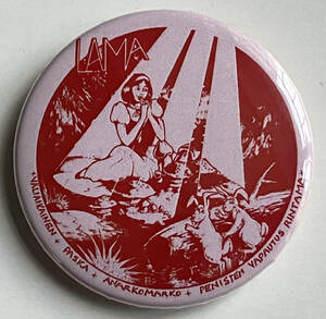 LAMA - Valiaikainen 缶バッジ 40mm #Suomi #80's cult killer punk rock #custom buttons