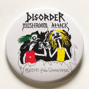 DISORDER - Masters Of The Glueniverse 缶バッジ 40mm #UK #punk #80's cult killer punk rock #custom buttons