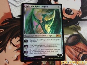 MTG　精霊龍、ウギン/Ugin, the Spirit Dragon　英　M21　FOIL