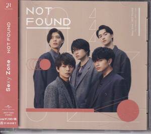 セクシーゾーン/Sexy Zone/NOT FOUND(通常盤) ★バベル九朔