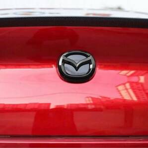 マツダ MAZDA3 リア エンブレム カバー ブラックの画像5