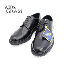 ▲AIR GRAM エアグラム メンズ プレーントゥ ビジネスシューズ 1725 メンズ 紳士靴 革靴 ブラック Black 黒 25.0cm (0910010701-bk-s250)_画像1