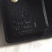 ■ ヴィヴィアンウエストウッド スプラッシュタータン 二つ折り財布 PVC (0990009460)_画像6