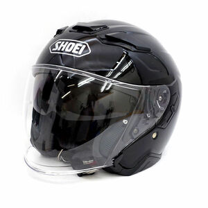 ★ SHOEI ショウエイ ジェットヘルメット J-Cruise II ジェイクルーズ2 ブラック XL(61cm) 箱付き 中古 バイク バイカー (0220483625)