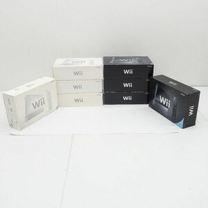 ★ 任天堂 NINTENDO Wii 本体 8台 まとめ売り セット 現状品 (0220484040)