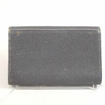 ★ Paul Smith ポールスミス カードケース ロゴ レザー グレー 中古 (0220408424)_画像2