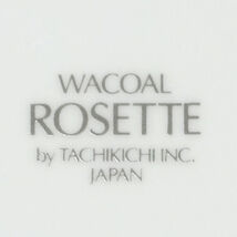 ★ WACOAL ROSETTE 洋食器 たち吉 ROSETTE ペアカップ&ソーサー&スプーン (0220484035)_画像10