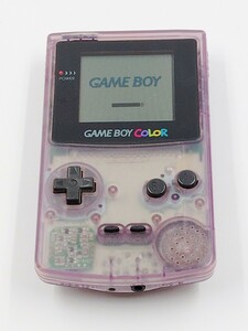 ゲームボーイカラー　クリアパープル　 ジャンク品　GAMEBOY　COLOR　GBC　ニンテンドー　Nintendo　