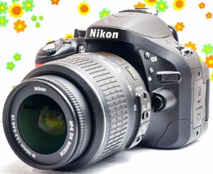 美品 Nikon D5200☆高画質一眼レフ☆スマホ転送可☆動画撮影可！