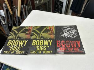 BOOWY GIGS バンドスコア 当時物　希少 氷室京介 