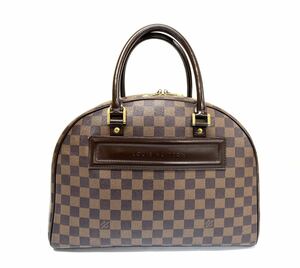 中古美品 ルイヴィトン LouisVuitton ダミエ ノリータ レディース メンズ ハンドバック SP0032 ミニボストン ブラウン ヴィトン 0315②