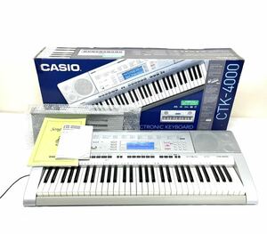 CASIO カシオ 電子ピアノ キーボード CKT-4000 箱付き 通電確認済み 0222②