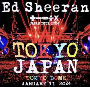 【日本公演】Ed Sheeran エドシーラン　+=÷x Japan Tour 2024 Final CD