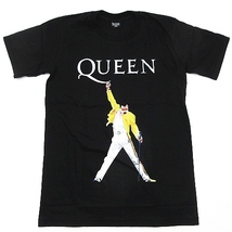 【新品】クイーン Queen 半袖 Tシャツ カットソー ロックバンド ボヘミアンラプソディー黒 ブラック メンズ XLサイズ ■管理番号LBT134_画像1