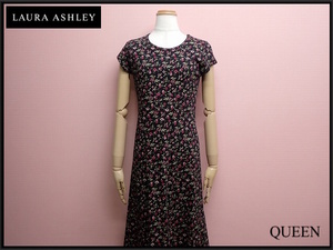 LAURA ASHLEY 花柄ワンピース・S◆ローラアシュレイ/24*3*4-23