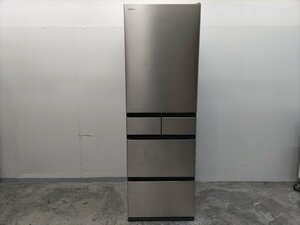 【1円スタート】大阪発　日立　ノンフロン冷凍冷蔵庫　R-HWS47S 470L/93kg　2022年製　G