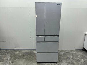 【1円スタート】大阪発　Panasonic ノンフロン冷凍冷蔵庫　NR-F554HPX-W　550L/111kg 2019年製　Ｇ