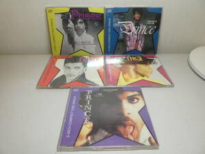 ドイツ盤5”CDシングル！全5タイトルセット！Prince　プリンス　／　Kiss、LRC、When Doves Cry、Erotic City、Let's Go Crazy