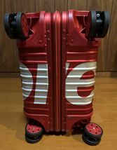 2018SS Supremeシュプリーム　45l Topas Multiwheel RIMOWAリモワ トランクケース キャリー トローリー赤REDレッド　18SS春夏_画像10