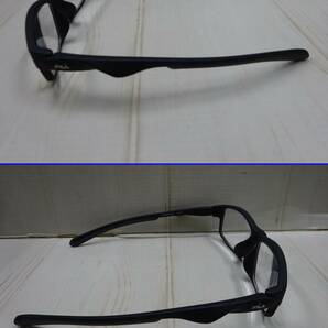 (え-H-329) FILA フィラ メガネフレーム SF-3000R-60 レンズ 55mm ブリッジ 17mm テンプル 150mm ブラック メガネ 眼鏡 中古品の画像2